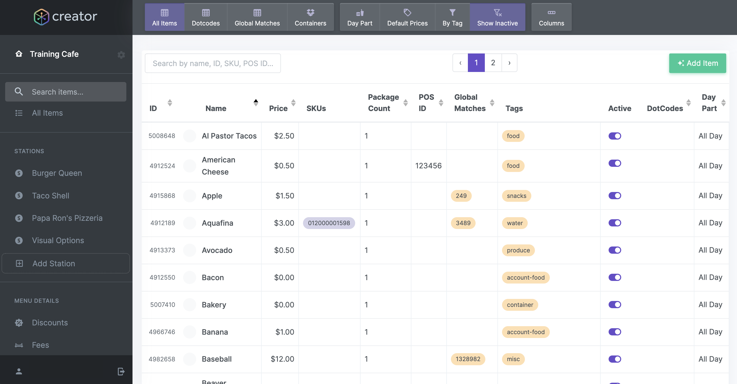 How to Change Columns – Mashgin